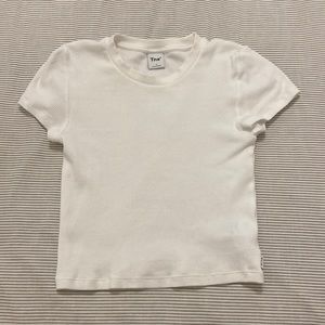 TNA ribbed cropped t-shirt